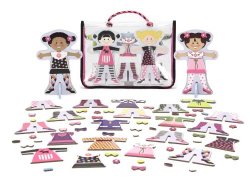 Melissa & Doug Tops and Tights Magnetic Dress-Up Set