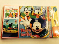 Mickey Mouse ‘Playtime’ Invitations and Thank You Notes w/ Envelopes (8ct ea.)