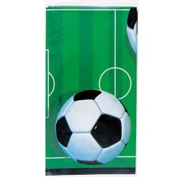 Soccer Plastic Tablecloth, 84″ x 54″
