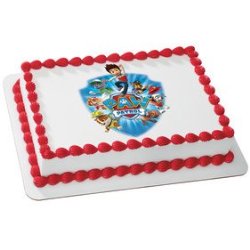 Whimsical Practicality Paw Patrol Yelp for Help Edible Cake Icing Image Kit for 1/4 Sheet Cake
