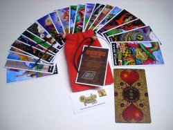 Wonderland Tarot Cards – 22 Card Major Arcana Deck (With Handmade Tarot bag)