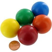 1 3/8 inches Jumbo Sized Magnetic Marbles Colorful Set Of 5