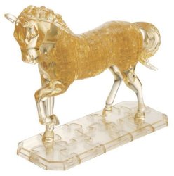 3D Puzzle Crystal Horse Deluxe
