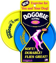 Aerobie Dogobie Disc – Single Unit (Colors May Vary)
