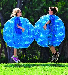 Buddy Bounce Outdoor Play Ball, Inflatable – Blue – 36″ diam.