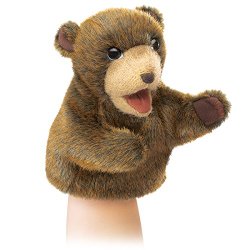 Folkmanis Little Bear Hand Puppet, Brown