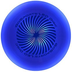 GoSports LED Flying Disc, 175 grams, with 4 LEDs, Blue