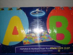 Imaginarium Alphabet & Numerals 36 Ft. Foam Puzzle Mat