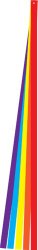 In the Breeze Colorful Kite Tail Set, 6-Feet