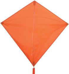 In the Breeze Orange Diamond Kite, 30-Inch