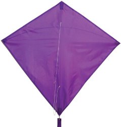 In the Breeze Purple Diamond Kite, 30-Inch