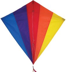 In the Breeze Rainbow Diamond Kite, 30-Inch
