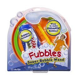 Little Kids Super Fubbles Bubble Wand (Colors May Vary)