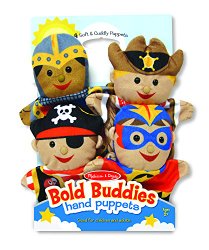 Melissa & Doug Bold Buddies Hand Puppets Plush