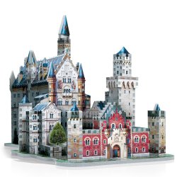 Neuschwanstein Castle 3D Jigsaw Puzzle, 890-Piece