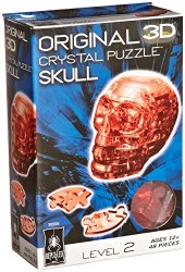 Original 3D Crystal Puzzle – Red Skull