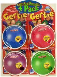 Original Gertie Ball Blue, Pink, Purple & Green Gift Set Bundle – 4 Pack