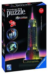 Ravensburger Empire State Building – Night Edition – 3D Puzzle (216-Piece)