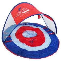 Swimways Baby Spring Float Canopy Boat – Solid