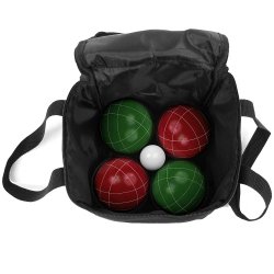 Trademark Games 9 Piece Bocce Ball Set with Easy Nylon Carry Case