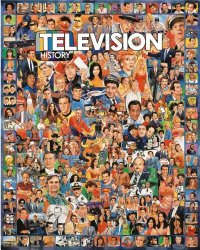 White Mountain Puzzles Television History – 1000 Piece Jigsaw Puzzle