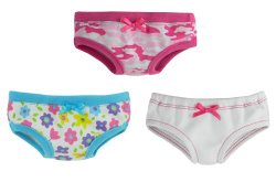 18 Inch Doll Underwear, Set of 3, Made by Sophia’s Will Fit 18 Inch American Girl Dolls by My Doll’s Life