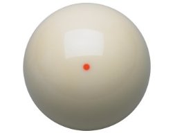 Aramith Dynamo Weighted Orange Dot Cue Ball 2.25″