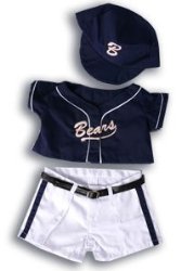 Baseball Uniform Outfit Teddy Bear Clothes Fit 14″ – 18″ Build-a-bear, Vermont Teddy Bears, and Make Your Own Stuffed Animals