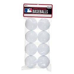 Franklin Sports Aero-Strike Plastic Baseballs-Pack of 8 (70-mm)