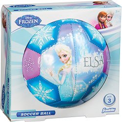 Franklin Sports Disney Frozen Size 3 Soft Foam Air Tech Soccer Ball – Elsa/Anna