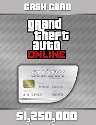 Grand Theft Auto V:  Great White Shark Cash Card – PS4 [Digital Code]