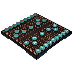 Jade Color Chinese Chess Xiangqi Magnetic Travel Set – 12-3/4”