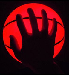 Light Up Basketball-Uses Two High Bright LED’s (Official Size and Weight)