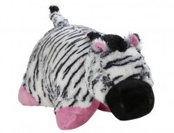 My Pillow Pet Zebra – Large (Black, White & Pink)