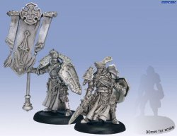 Privateer Press Protectorate of Menoth – Exemplar Officer and Standard Model Kit