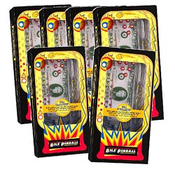 (Set of 6) Retro Pinball Money Machine Puzzles – Fun Challenging Gift Holder
