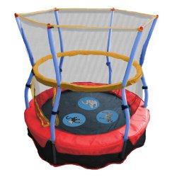 Skywalker Trampolines 48 In. Round Zoo Adventure Bouncer with Enclosure