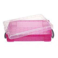 Small Portable Sand Tray with Lid – Pink