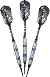 Viper Wind Runner Soft Tip Darts with Blue Rings, 18 Grams