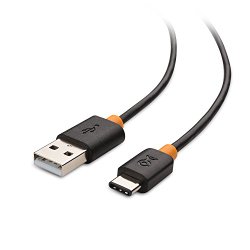 Cable Matters® USB 2.0 Type C (USB-C) to Type A (USB-A) Cable in Black 6.6 Feet