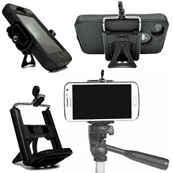 Cell Phone Tripod Adapter Mount and Desk Stand Holder for iPhone 6S 6S Plus 6 6 Plus 5S 5C 5 4S 4 Samsung Galaxy S6 S5 S4 S3 S2 and more by DaVoice
