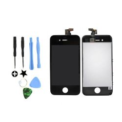 For iPhone 4 Black Original LCD, Touch Screen Digitizer and Free 7 Piece Tools, Safely Packed (GSM/AT&T)