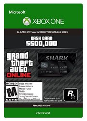 Grand Theft Auto V Bull Shark Cash Card  – Xbox One [Digital Code]