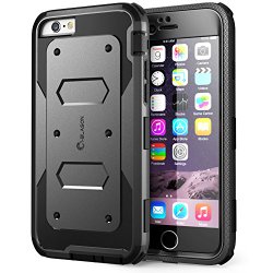 iPhone 6s Plus Case, [Armorbox] i-Blason Builtin [Screen Protector] Heavy Duty Shock Reduction [Bumper] for Apple iPhone 6 Plus 5.5 Inch (Black)