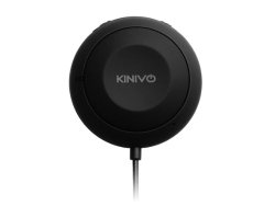 Kinivo BTC450 Bluetooth Hands-Free Car Kit for Cars with Aux Input Jack (3.5 mm) – supports aptX