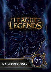 League of Legends $25 Gift Card – 3500 Riot Points – NA Server Only [Online Game Code]