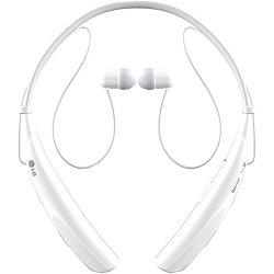 LG Electronics Tone Pro HBS-750 Bluetooth Wireless Stereo Headset – Retail Packaging – White