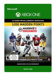 Madden NFL 16: 1050 Points – Xbox One [Digital Code]