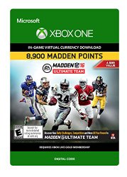 Madden NFL 16: 8900 Points – Xbox One [Digital Code]