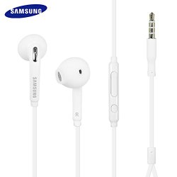 Samsung Wired Headset for Samsung Galaxy S6/S6 Edge – Non-Retail Packaging – White